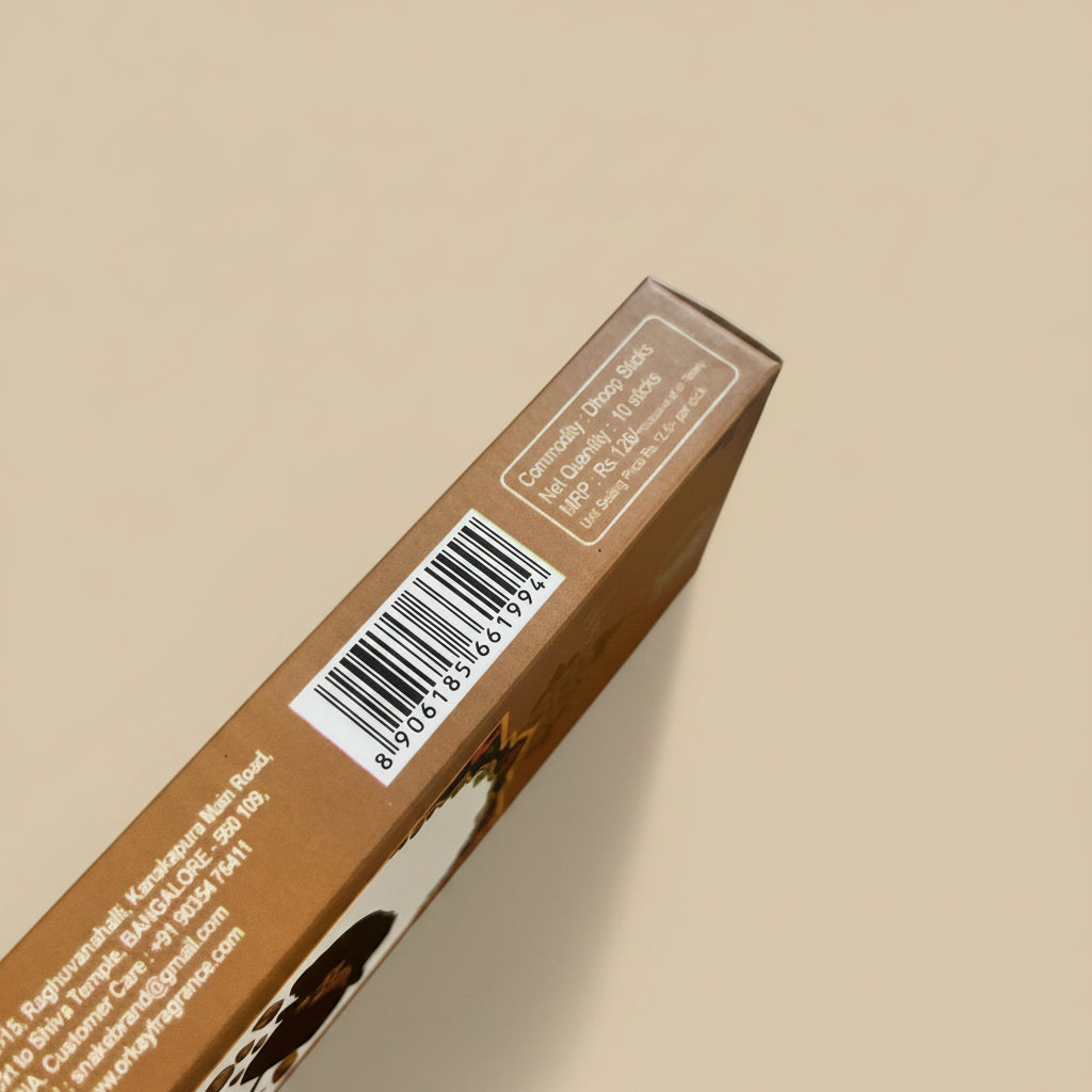 Orkay Fragrances Amber Oudh Bambooless Dhoop Sticks (10 sticks)