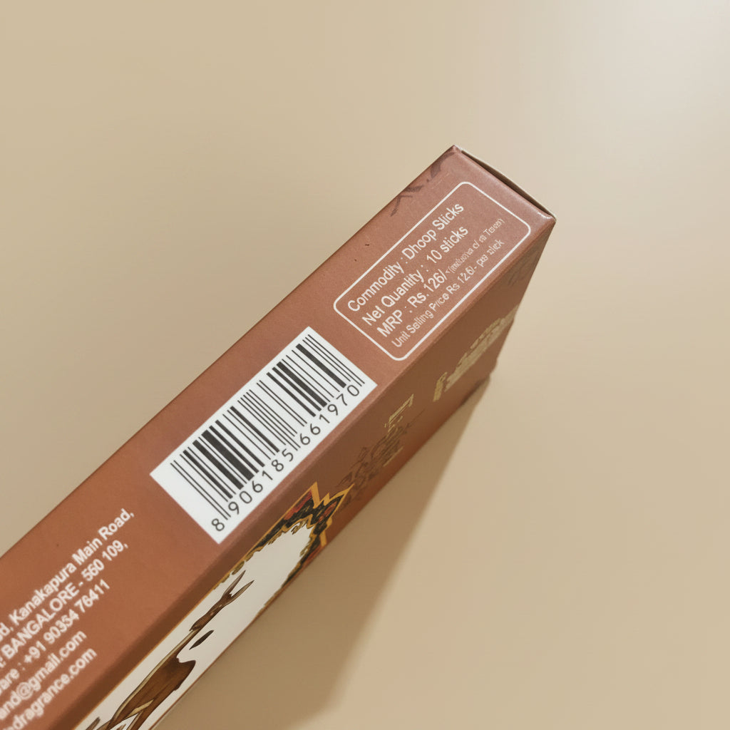 Orkay Fragrances Kasturi Bambooless Dhoop Sticks (10 sticks)