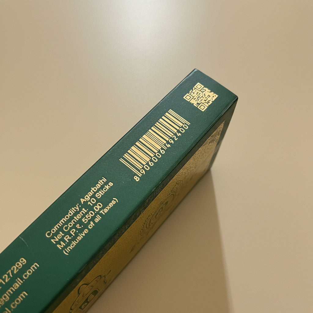Orkay Fragrances Pure FALGUNI Incense Sticks Green (10 sticks)