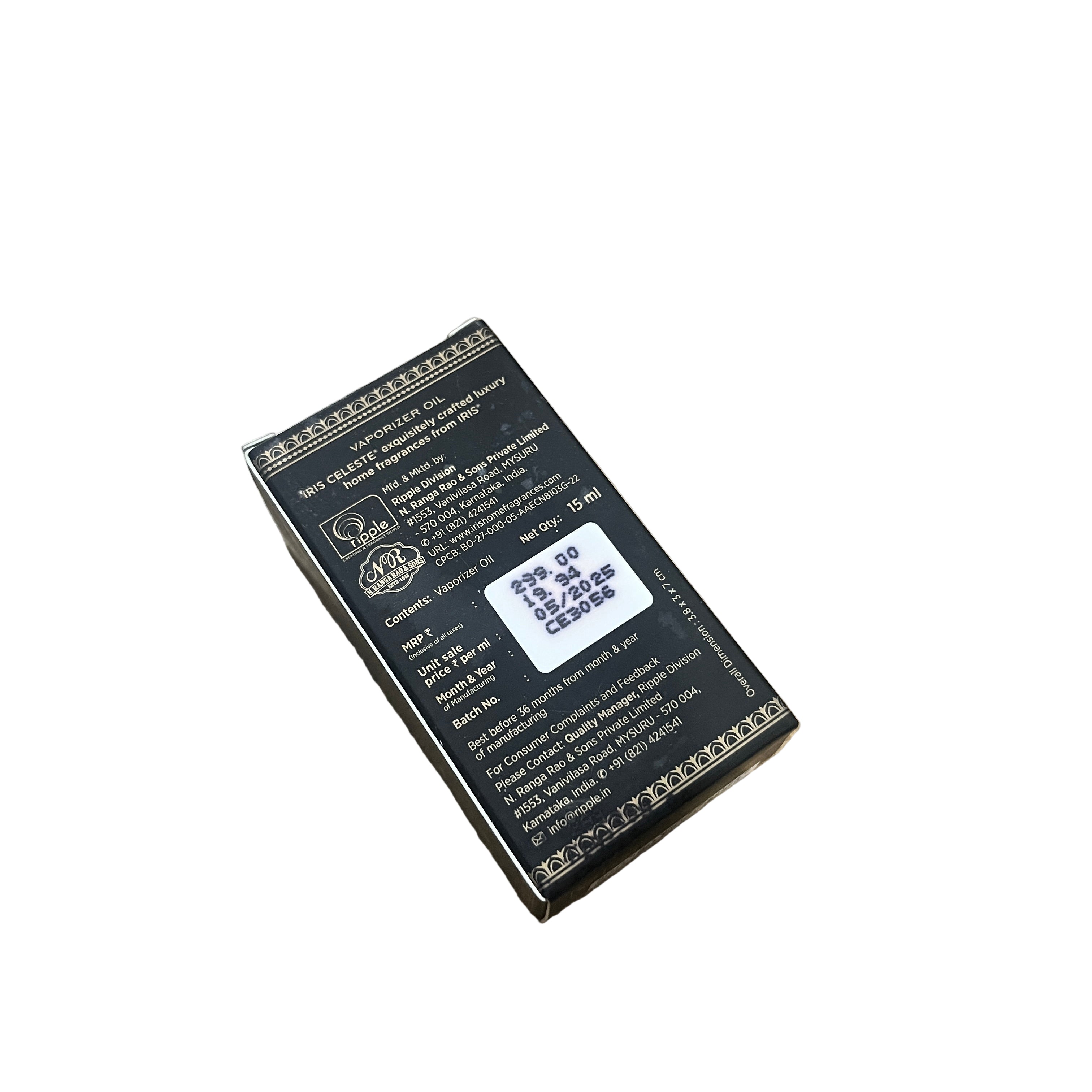 IRIS Celeste Vaporizer Oil BLACK OUDH (15 ml)