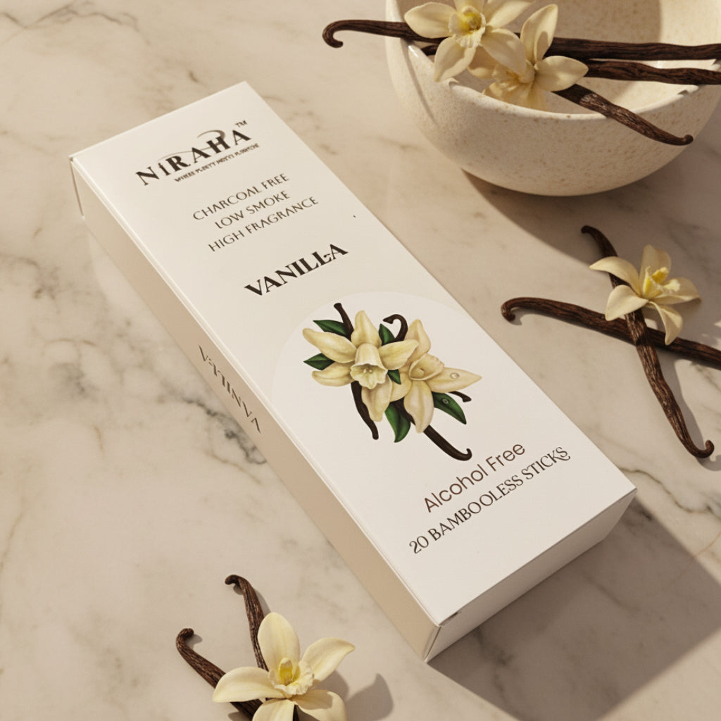 Niraha VANILLA Bambooless Sticks(20 Sticks)