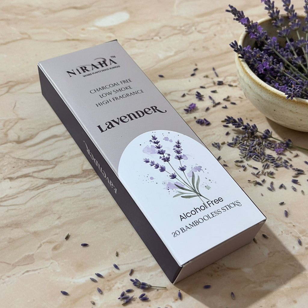 Niraha LAVENDER Bambooless Sticks(20 Sticks)