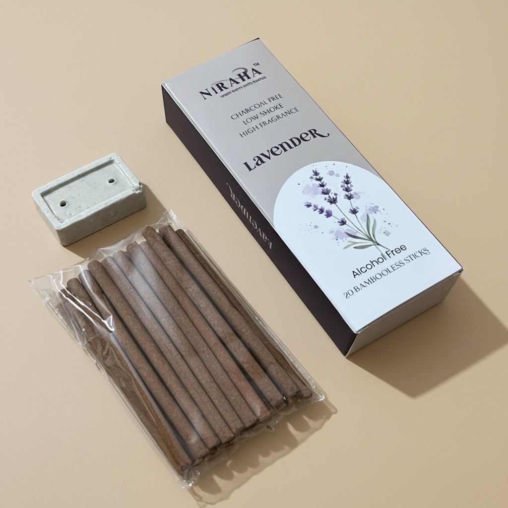 Niraha LAVENDER Bambooless Sticks(20 Sticks)