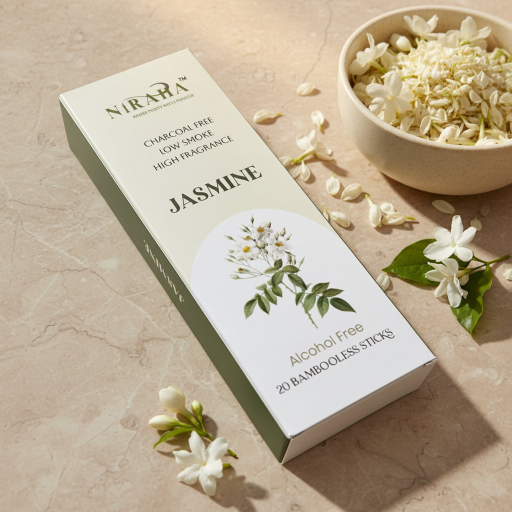 Niraha JASMINE Bambooless Sticks(20 Sticks)