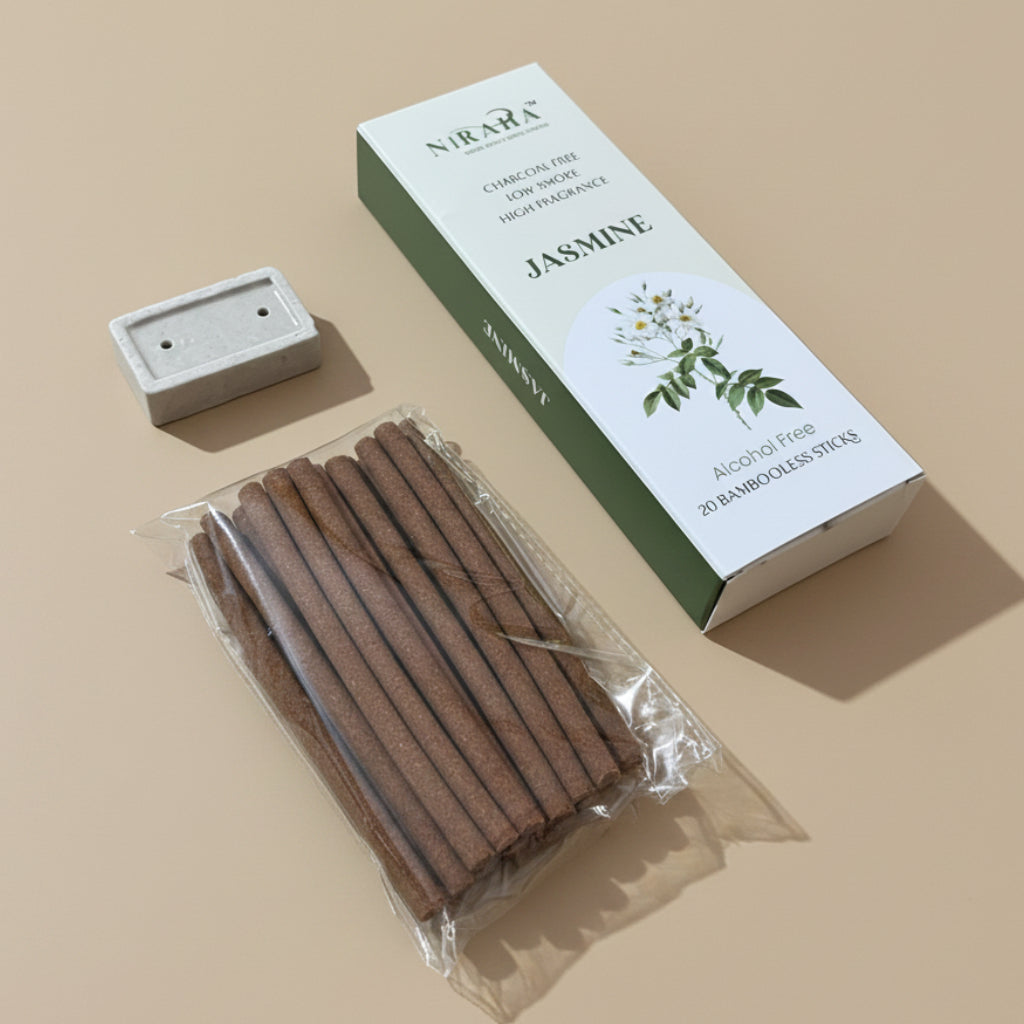 Niraha JASMINE Bambooless Sticks(20 Sticks)