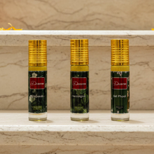 Damroo Floral Bliss Attar Pack of 3(6ml)