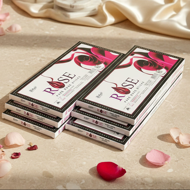 Combo of 6 Balaji Rose Luxury Incense Sticks (25*6= 150 sticks)