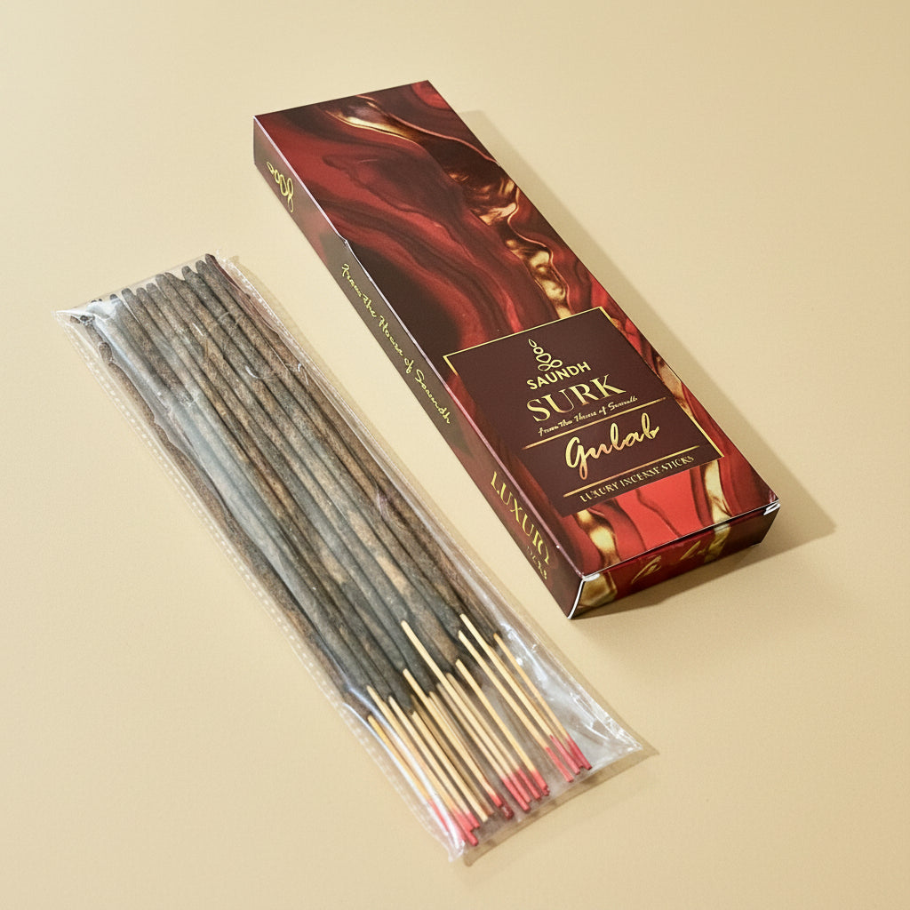 Saundh Gulab Luxury Incense Sticks(50 gms)