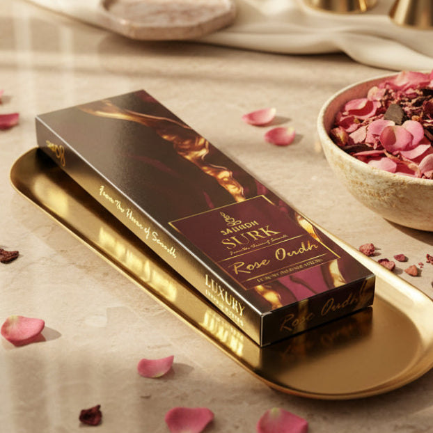Saundh Rose Oudh Luxury Incense Sticks(50 gms)