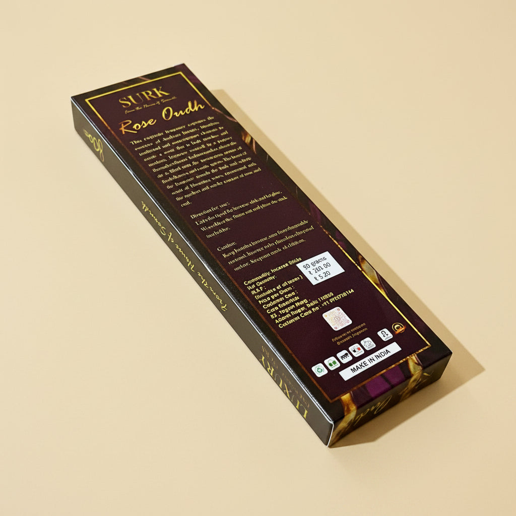 Saundh Rose Oudh Luxury Incense Sticks(50 gms)