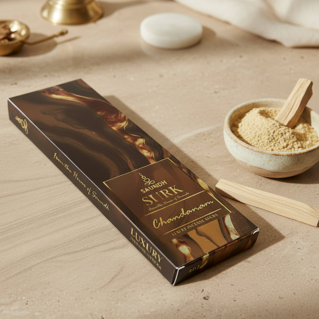 Saundh Chandanam Oudh Luxury Incense Sticks(50 gms)
