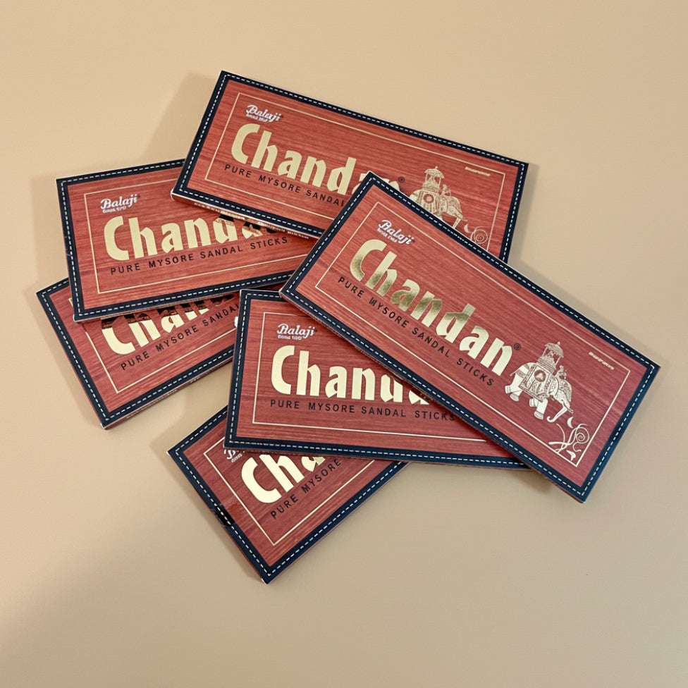 Combo of 6 Balaji Chandan Luxury Incense Sticks (25*6= 150 sticks)