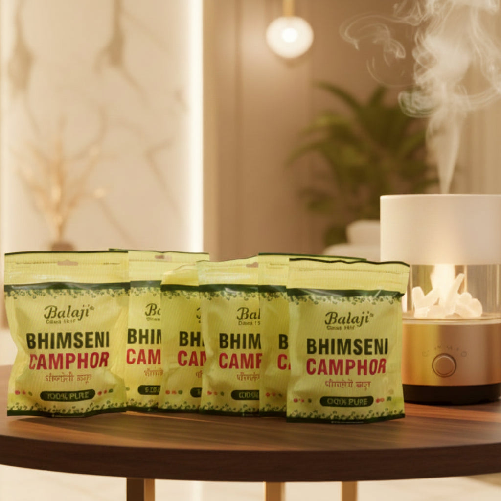 Combo of 6 Balaji Bhimseni Camphor(100 gm)
