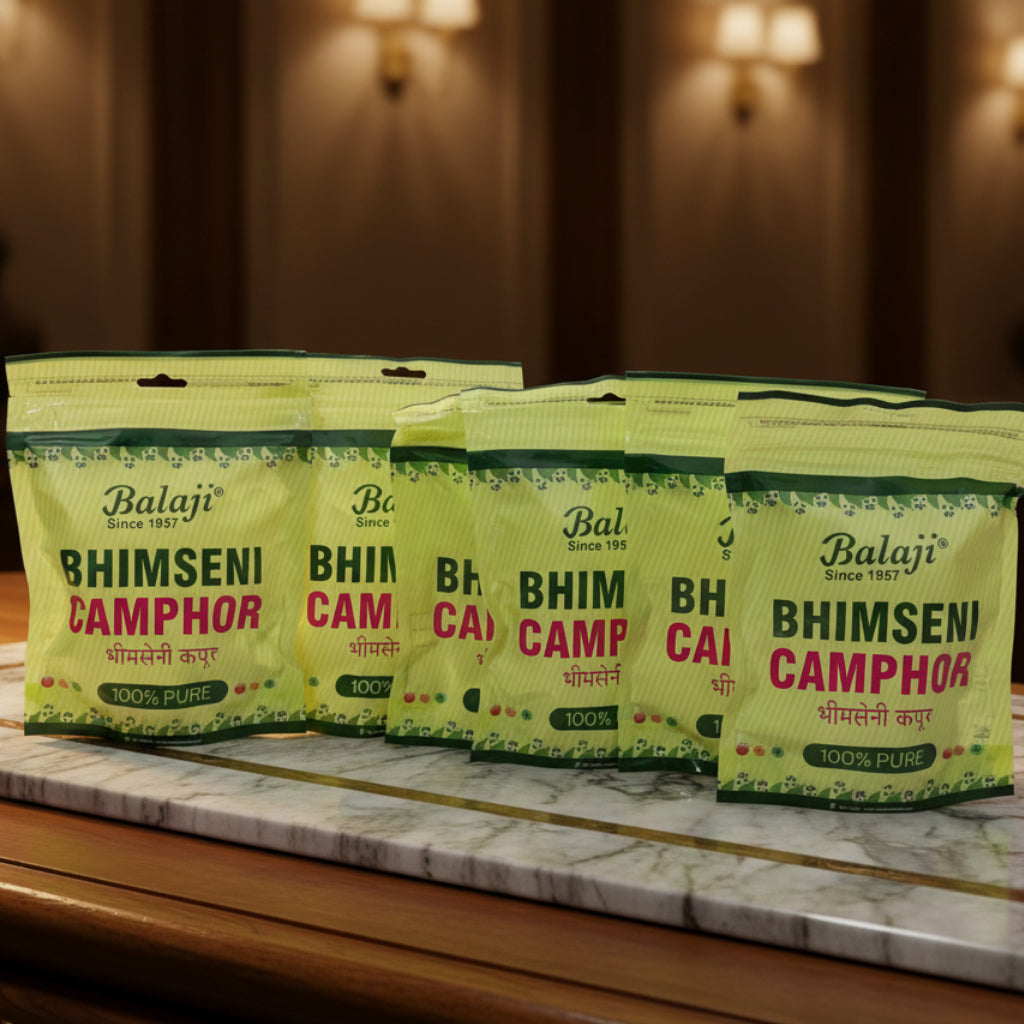 Combo of 6 Balaji Bhimseni Camphor(100 gm)