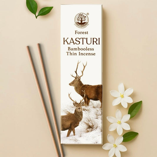 Forest Kasturi Bambooless Thin Incense (85 gms)