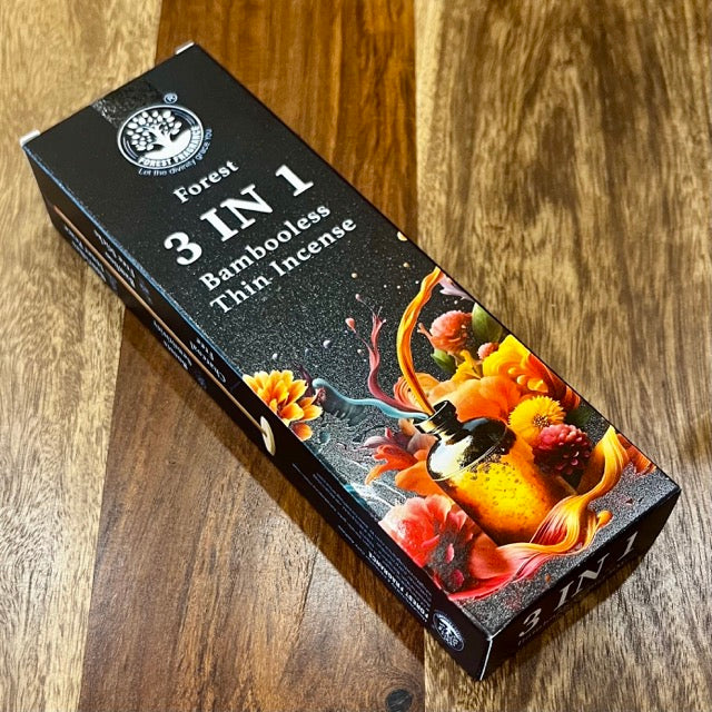 Forest 3 IN 1 Bambooless Thin Incense (100 gms)
