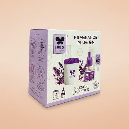 IRIS Fragrance Plug On FREANCH LAVENDER Reed Diffuser (100gm)