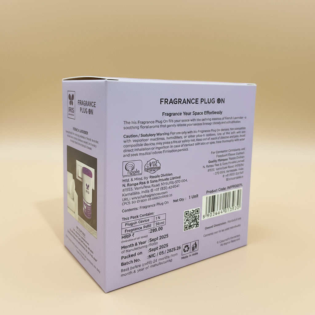 IRIS Fragrance Plug On FREANCH LAVENDER (30 Ml)