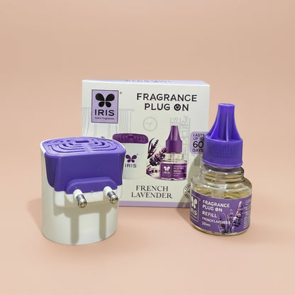 IRIS Fragrance Plug On FREANCH LAVENDER Reed Diffuser (100gm)