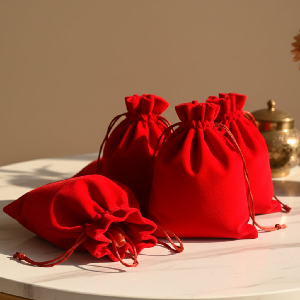Aavyaa Velvet Potli Bag(5" X 7")