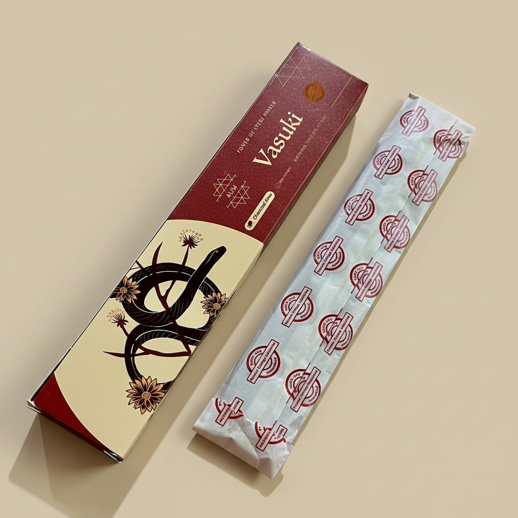 Aum Vasuki Natural Incense Sticks(12 Sticks)