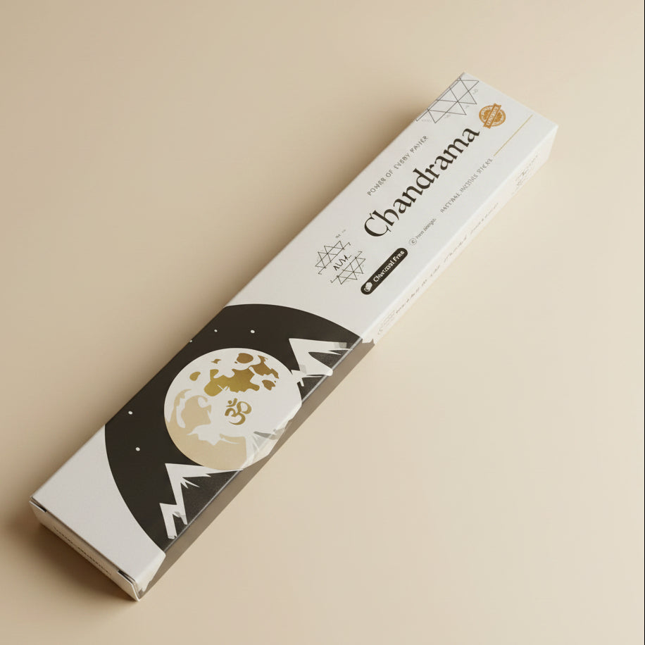 Aum Chandrama Natural Incense Sticks(12 Sticks)