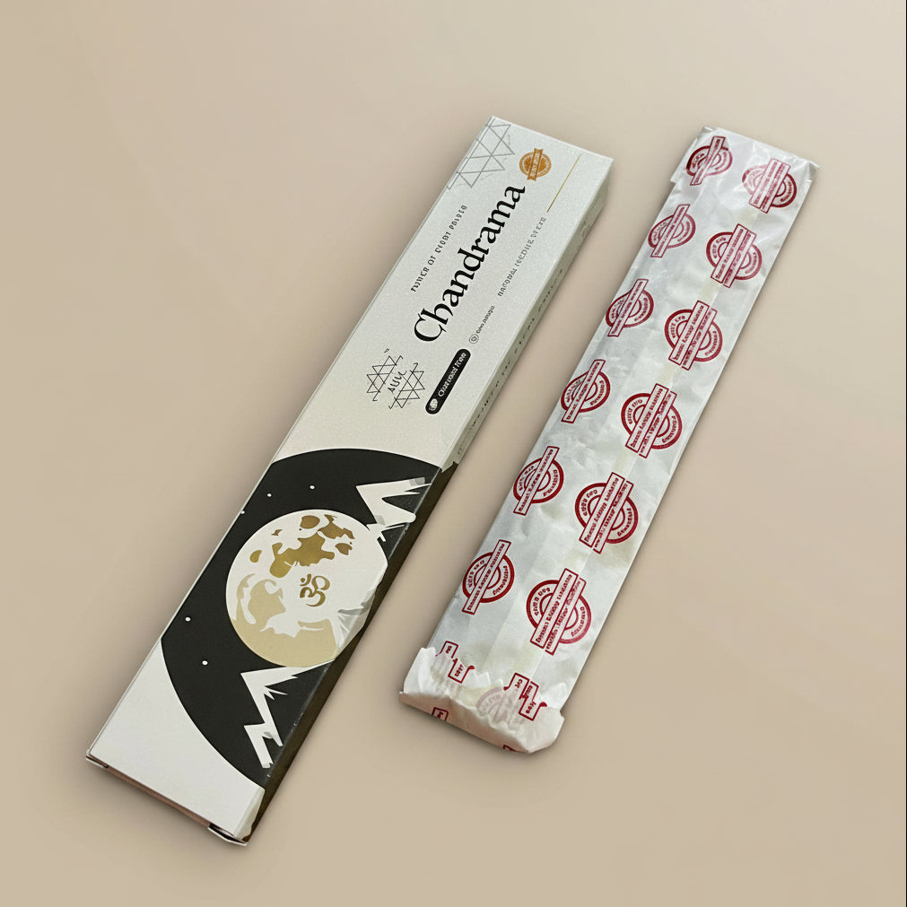 Aum Chandrama Natural Incense Sticks(12 Sticks)