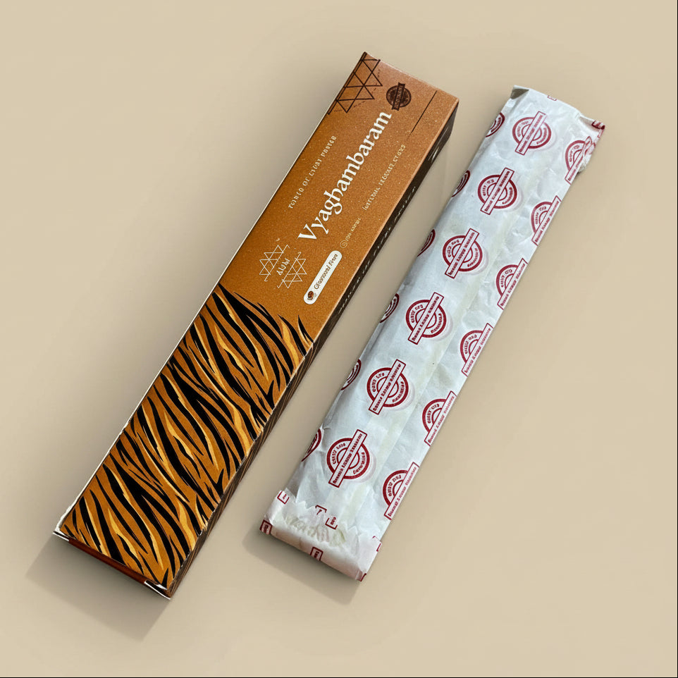 Aum Vyaghambaram Natural Incense Sticks(12 Sticks)