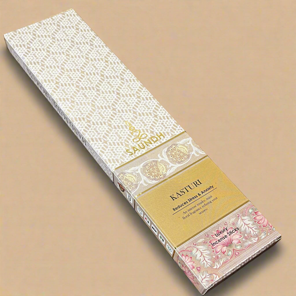 Saundh KASTURI  luxury incense sticks( 15 Sticks )