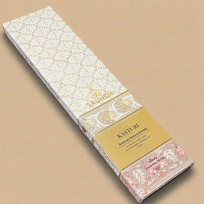 Saundh KASTURI  luxury incense sticks( 15 Sticks )