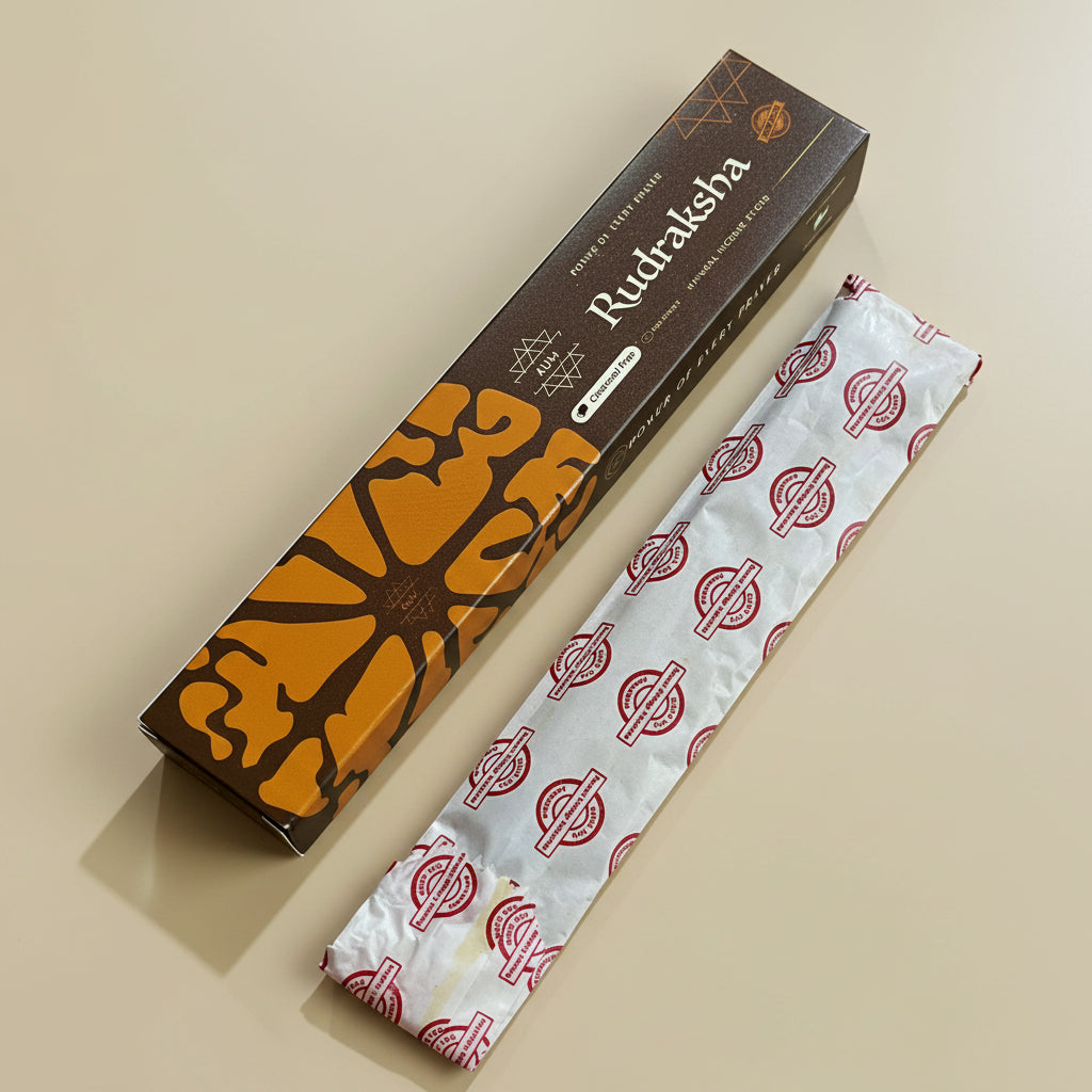 Aum Rudraksha Natural Incense Sticks(12 Sticks)