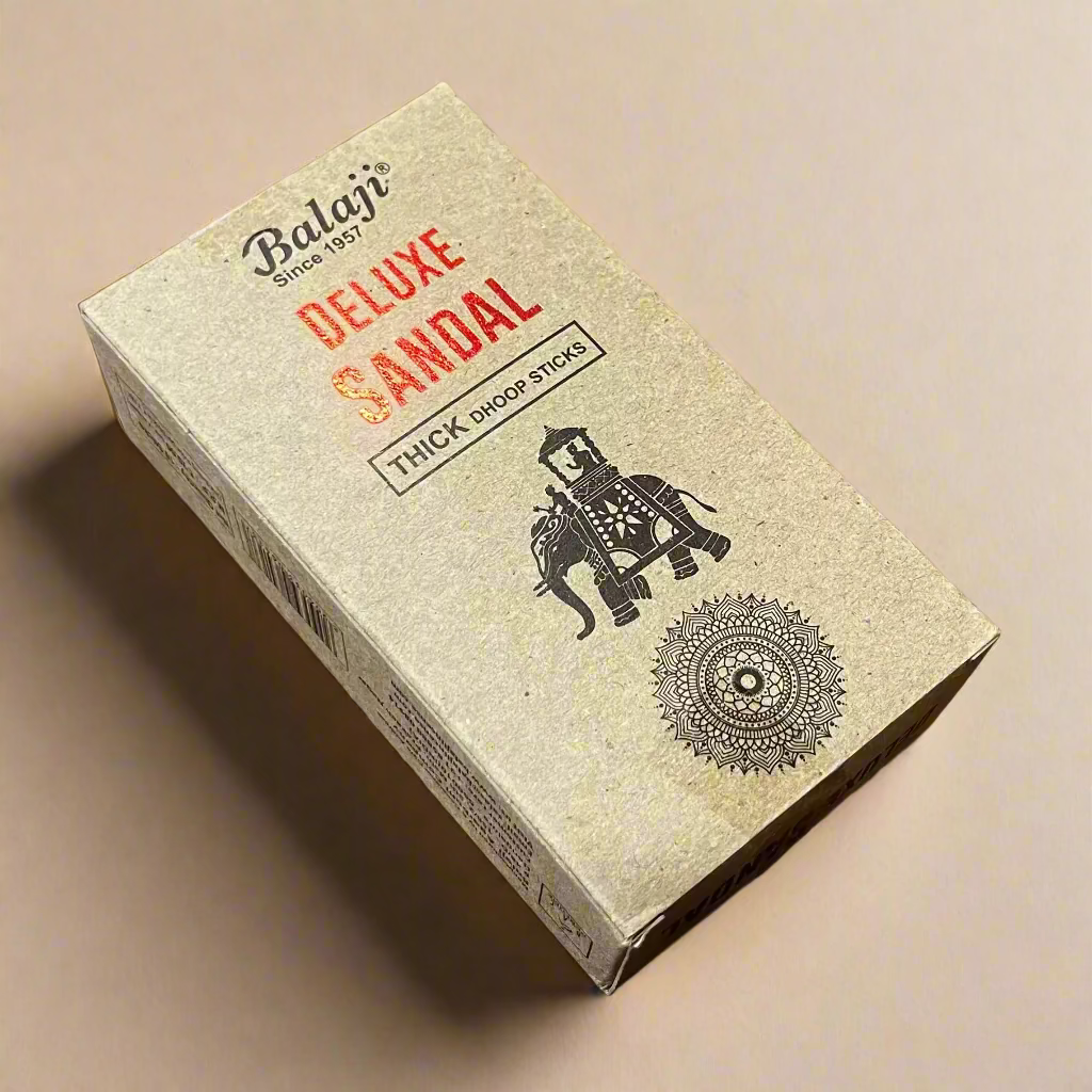 Balaji DELUXE SANDAL Premium Thick Dhoop Sticks (10 sticks)