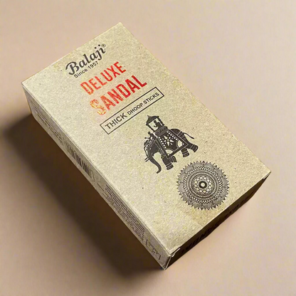 Balaji DELUXE SANDAL Premium Thick Dhoop Sticks (10 sticks)