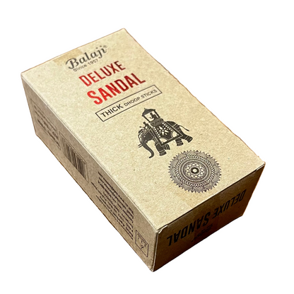 Balaji DELUXE SANDAL Premium Thick Dhoop Sticks (10 sticks)