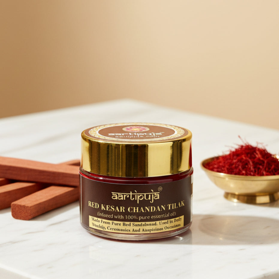 Aartipuja RED KESAR CHANDAN Tilak(50Gm)