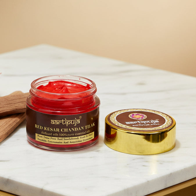 Aartipuja RED KESAR CHANDAN Tilak(50Gm)