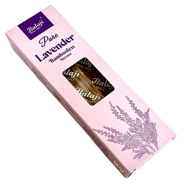 Balaji PURE LAVENDER Premium Bambooless Dhoop Sticks (100 gm)