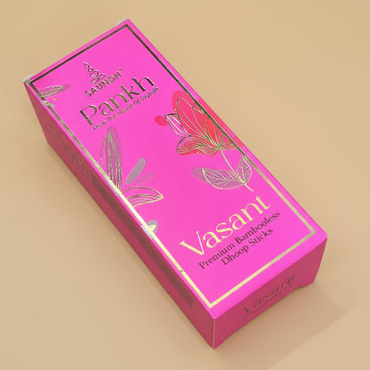 Saundh Pankh VASANT Premium Bambooless Dhoop Sticks(80 gm)