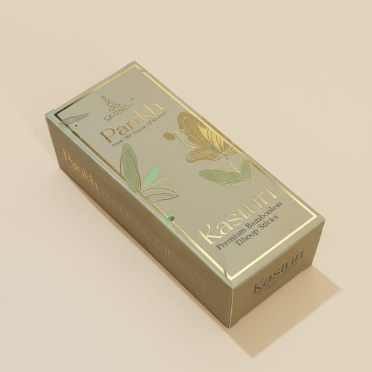 Saundh Pankh KASTURI Premium Bambooless Dhoop Sticks(80 gm)