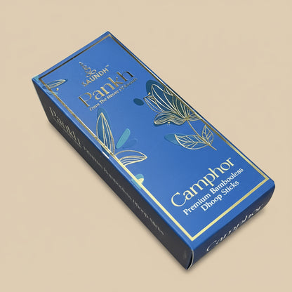 Saundh Pankh CAMPHOR Premium Bambooless Dhoop Sticks(80 gm)