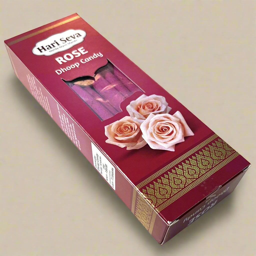 Hari Darshan Hari Seva ROSE Dhoop Candy ( 12 sticks )