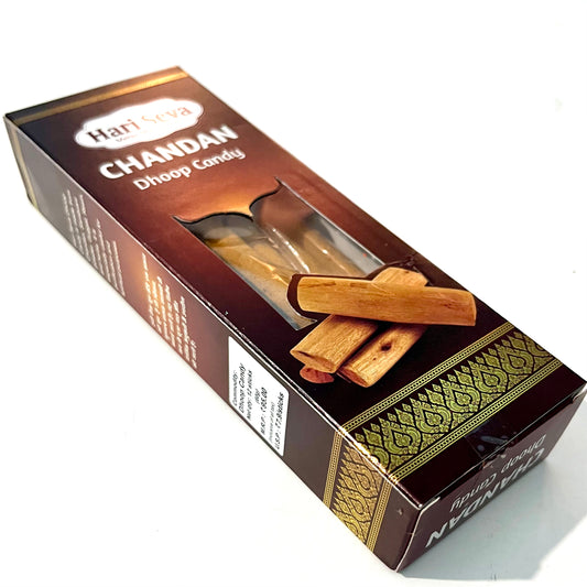 Hari Darshan Hari Seva CHANDAN Dhoop Candy ( 12 sticks )