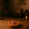 Ceramic incense holder -circle