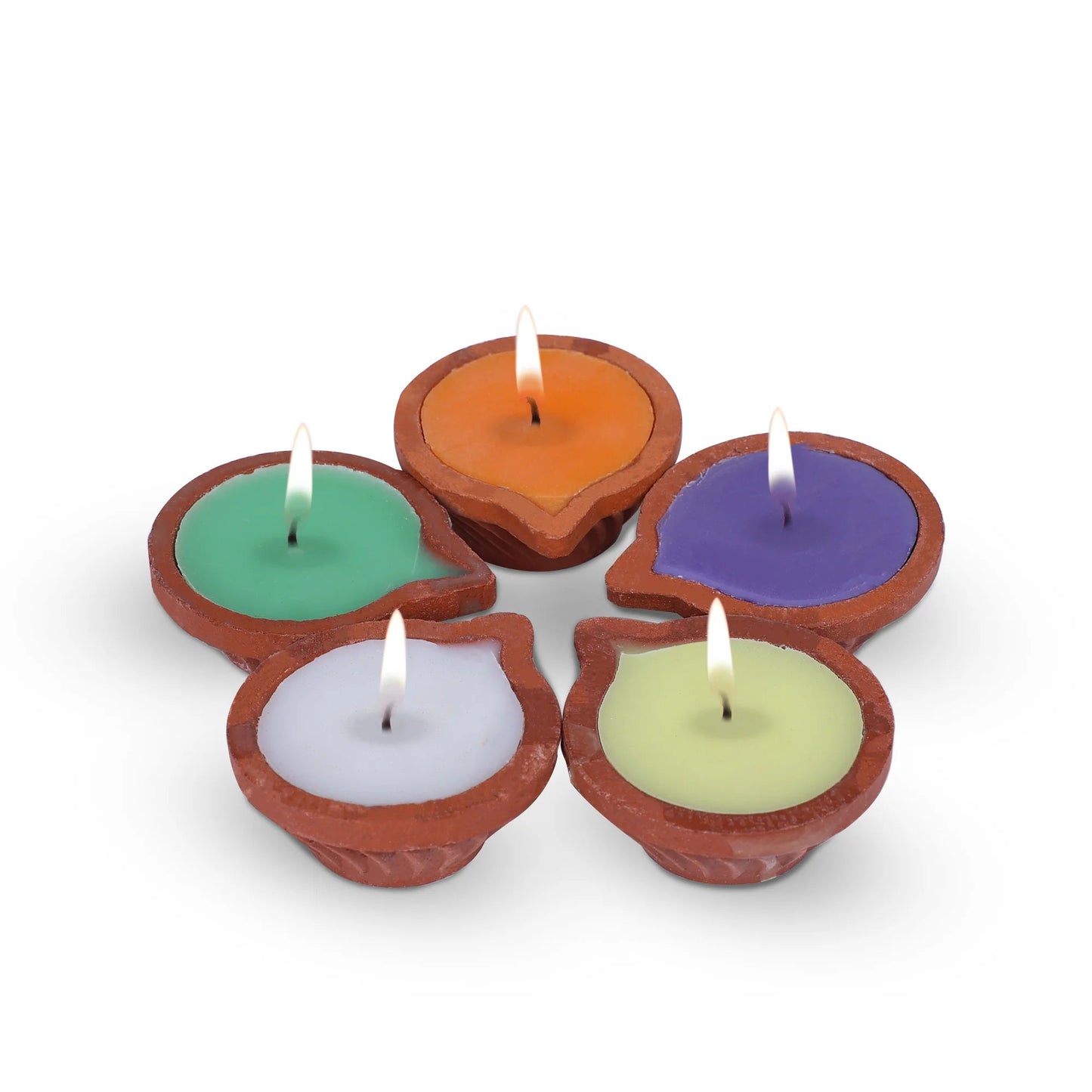 IRIS set of 5 aromatic earthen DIYAS