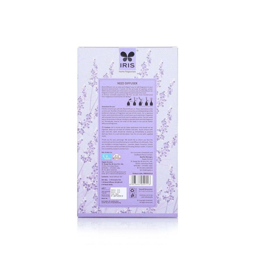 IRIS LAVENDER Reed Diffuser (60 ml)