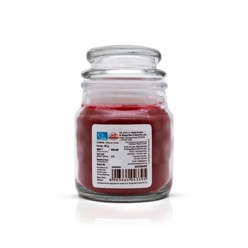 IRIS stawberry Jar Candle