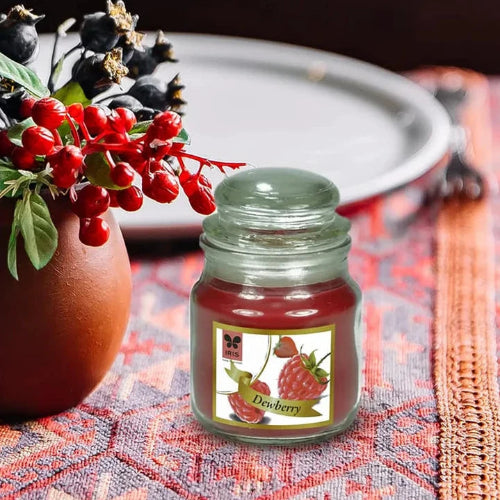 IRIS stawberry Jar Candle