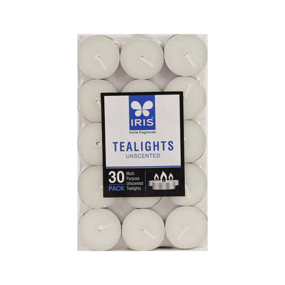 IRIS TEA LIGHTS unscented candles