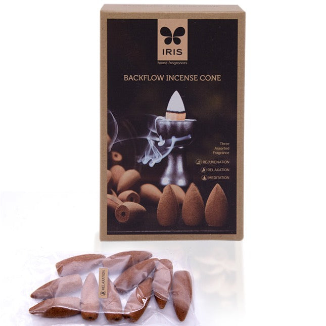 Iris BACKFLOW Incense Cones (30 cones)