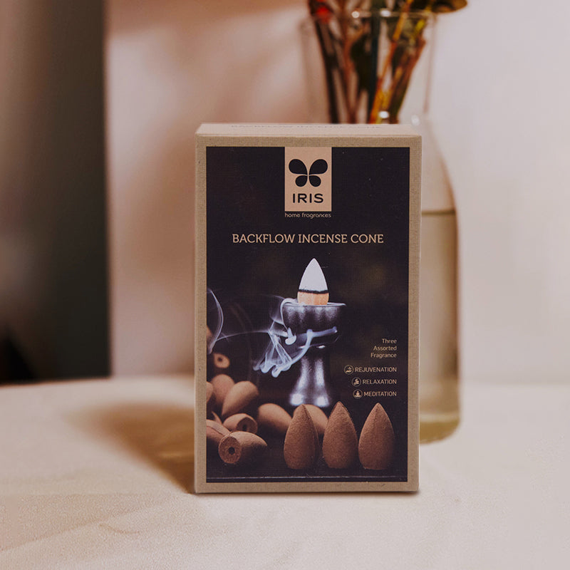 Iris BACKFLOW Incense Cones (30 cones)